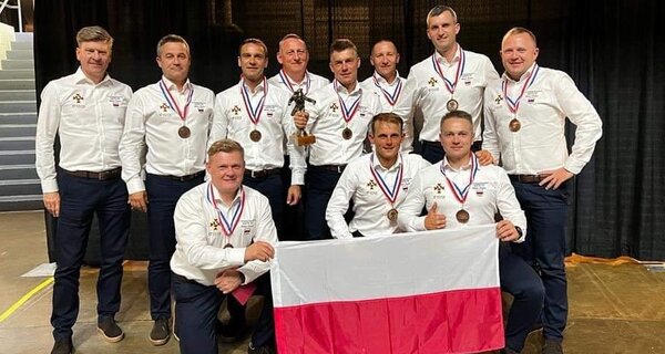 Los rescatistas mineros de KGHM consiguen la medalla de bronce en la Competición Internacional de Grupos de Rescate