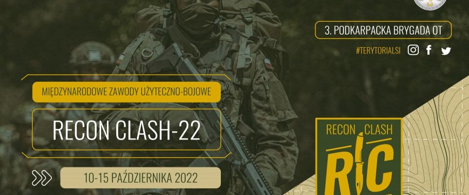 Zawody użyteczno-bojowe Recon Clash-22 Wojsk Obrony Terytorialnej w Bieszczadach