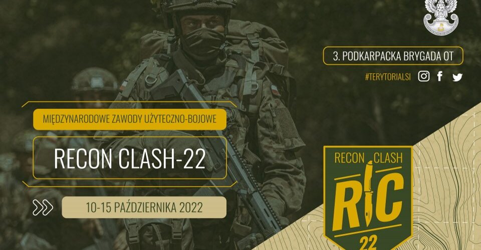 Zawody użyteczno-bojowe Recon Clash-22 Wojsk Obrony Terytorialnej w Bieszczadach