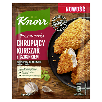 Zdjęcie: Nowość od marki Knorr! Fix Panierka Chrupiący Kurczak – idealnie chrupiące mięso w trzech, przepysznych wariantach smakowych