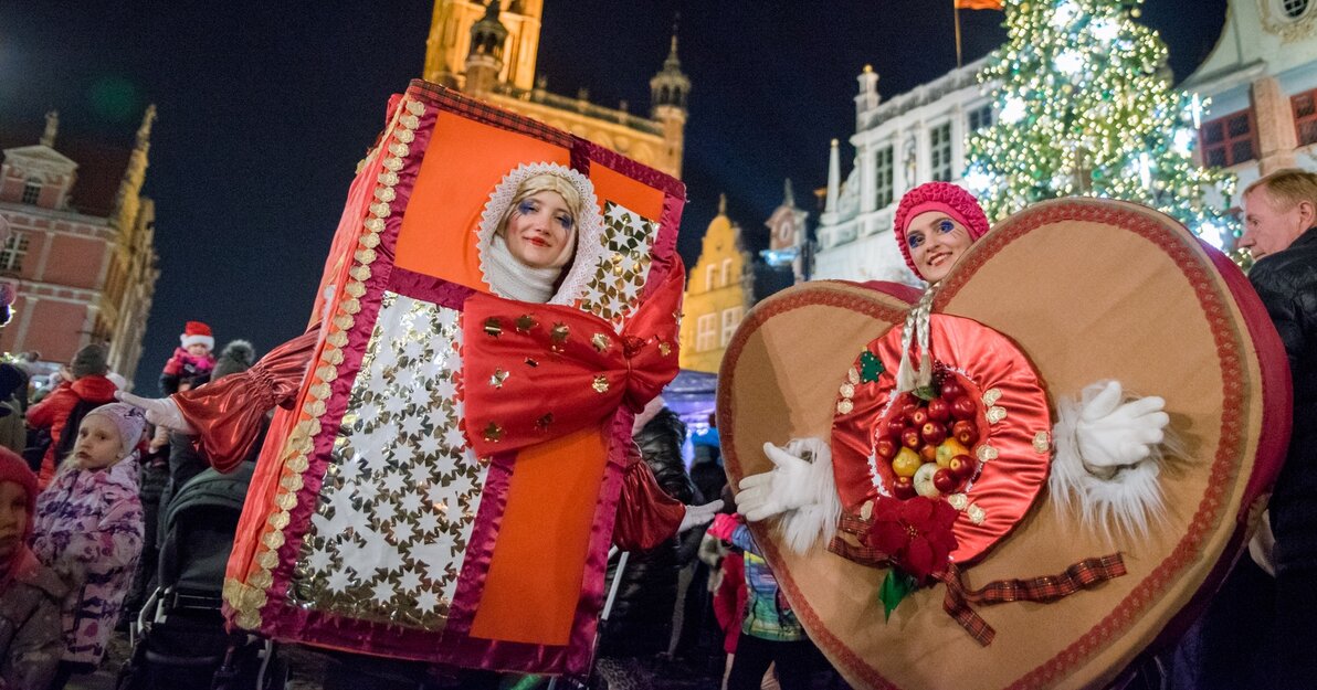 Powitanie św. Mikołaja i zapalenie lampek na gdańskiej choince, fot Dominik Paszliński
