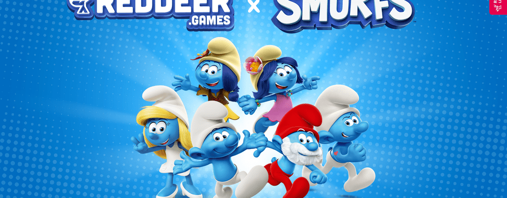 RedDeer.Games with a license agreement for the production of games and applications  in the Smurfs universe