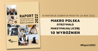 10 projektów sieci hurtowni MAKRO Polska w raporcie „Odpowiedzialny biznes w Polsce”  