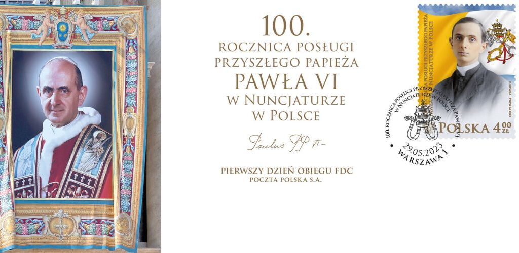Poczta Polska i Nuncjatura Apostolska w Polsce prezentują wspólny znaczek honorujący papieża Pawła VI