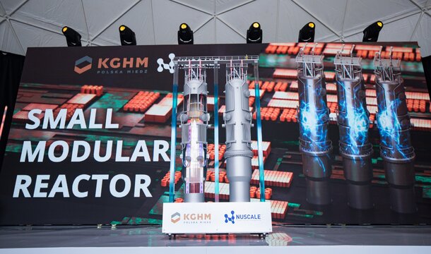KGHM otrzymał decyzję zasadniczą dotycząca budowy małej modułowej elektrowni jądrowej (SMR)