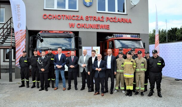 Bomberos Voluntarios de toda Polonia reciben apoyo de KGHM