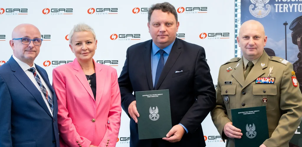 GAZ-SYSTEM podpisał porozumienie z Dowództwem Wojsk Obrony Terytorialnej