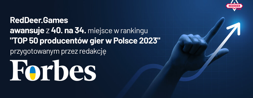 Awans RedDeer.Games w rankingu „Forbes” i znaczący wzrost wyceny spółki