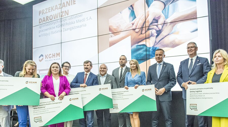 KGHM przekazał ponad 105 tys. zł na działania charytatywne w Zagłębiu Miedziowym