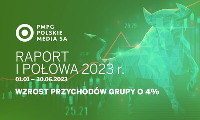 Wzrost przychodów Grupy PMPG Polskie Media S A  w I połowie 2023 r 