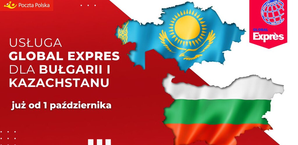 🌍 GLOBAL Expres to teraz także Bułgaria i Kazachstan! 📦 Szybka wysyłka do 47 krajów na całym świecie.📮 Max. 2 kg - idealne dla korespondencji i drobnych paczek. ➡️https://t.co/HZfO7cbC27 https://t.co/v3L0B0y6h2