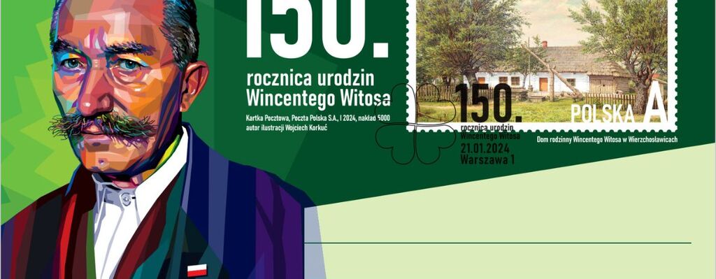 Wincenty Witos uhonorowany na specjalnej kartce pocztowej  