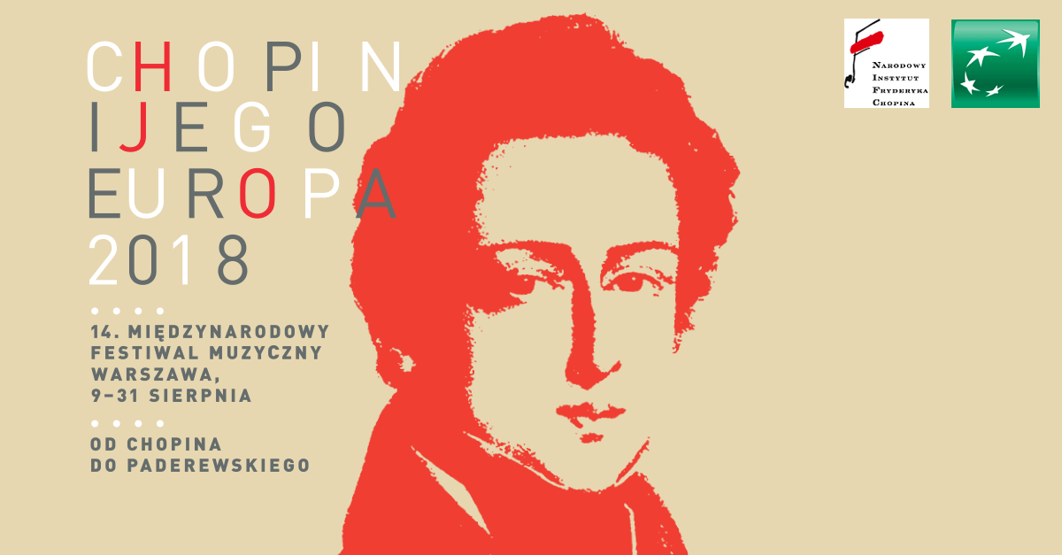 Bank BGŻ BNP Paribas i Fundacja BGŻ BNP Paribas wśród sponsorów XIV Międzynarodowego Festiwalu Muzycznego „Chopin i jego Europa. Od Chopina do Paderewskiego”