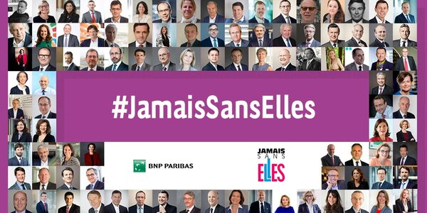 #JamaisSansElles: 100 kluczowych menadżerów Grupy BNP Paribas dołączyło do inicjatywy na rzecz kobiet
