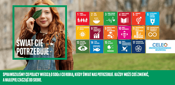 Sprawdziliśmy co Polacy wiedzą o SDGs i co robią, kiedy świat nas potrzebuje.  Każdy może coś zmienić, a najlepiej zacząć od siebie.