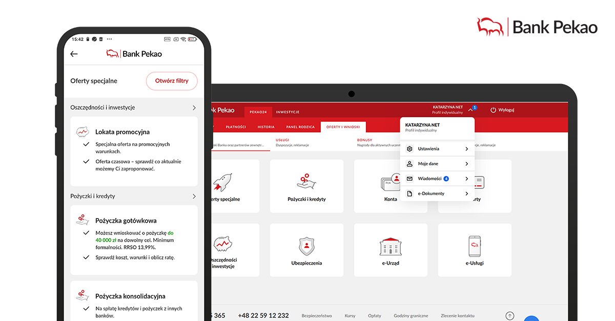 Bank Pekao S A Wprowadza Nowy Uk ad Tre ci Prezentuj cych Ofert Oraz 